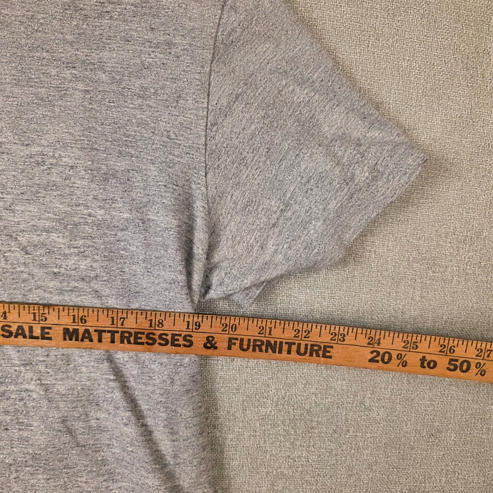 Todd Snyder Mens XL Gray Heather Cotton Polo Shirt Chambray Collar Canada - Picture 4 of 7